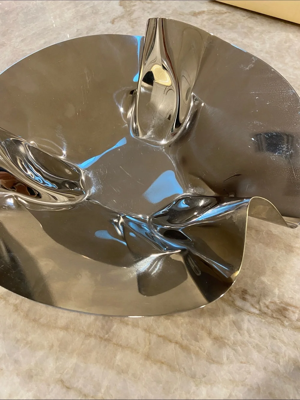 Philippi Margarethe Bowl silver/accent/modern/contemporary Fruit/candy/accent